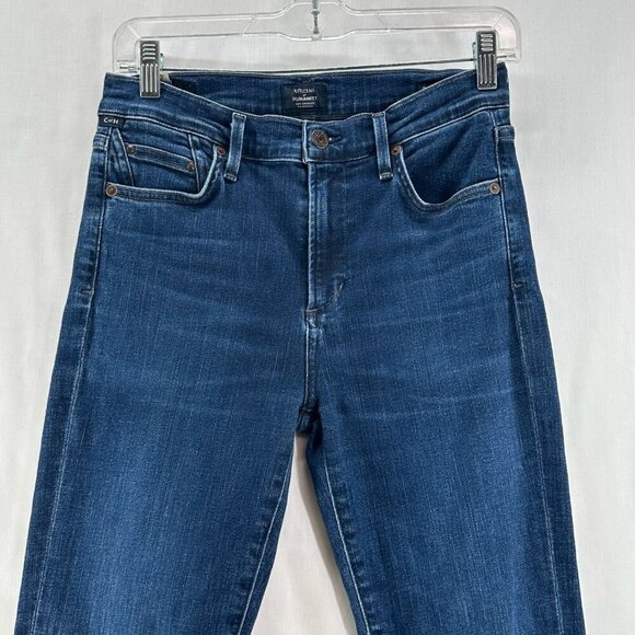 Citizens of Humanity Jeans Womens Size 27 Rocket High Rise Skinny Stretch Blue - Picture 3 of 10